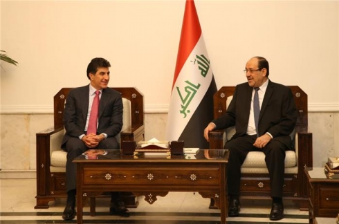 li Bexdayê Barzanî û Malikî dicivin